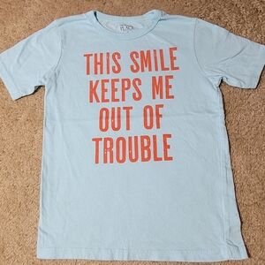 Kids Blue Graphic Tee